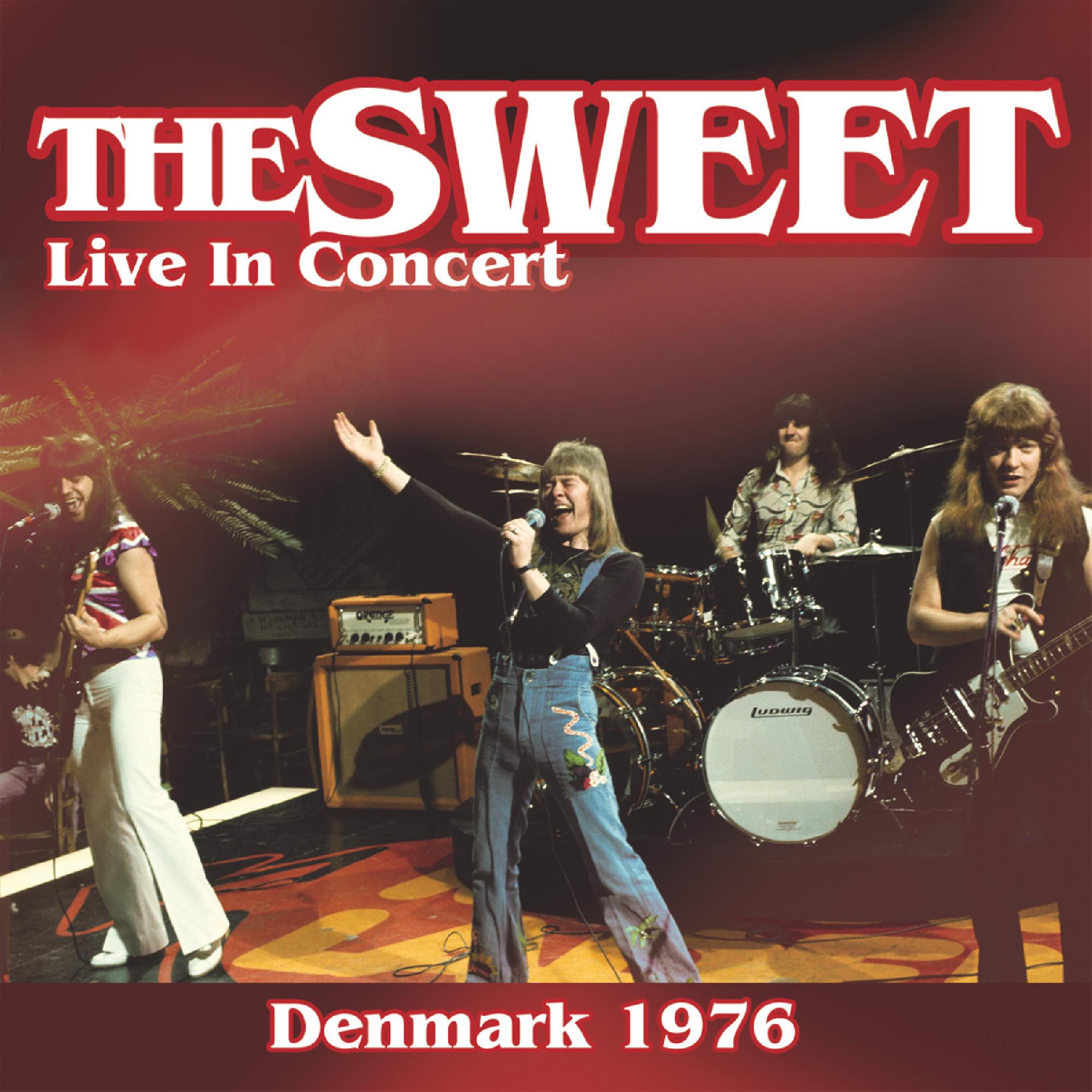 Слушать песни sweet. Live in Denmark 1976 Sweet. Группа Sweet. Sweet Live. The Sweet Concert.